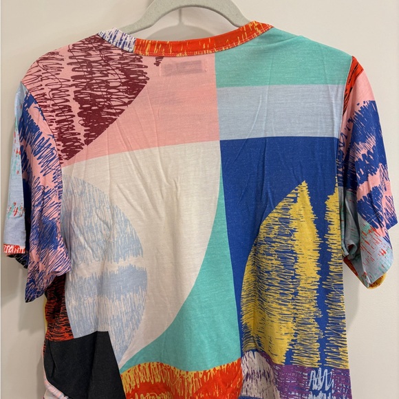 Henrik Vibskov “Blurry Lights” Graphic T-Shirt | FW22 | Over-sized Cropped XS - Picture 4 of 11